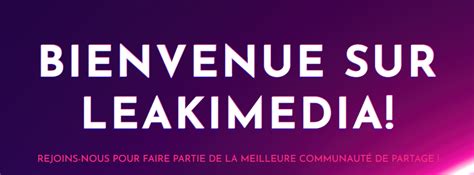 bienvenue sur leakimedia.